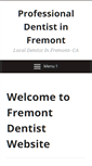 Mobile Screenshot of fremont-dentist.com